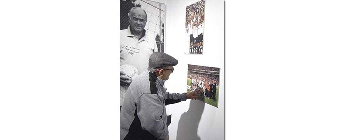 Los usuarios visitan el estadio de mestalla, excursión,