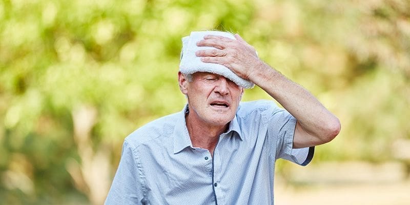golpe de calor en mayores