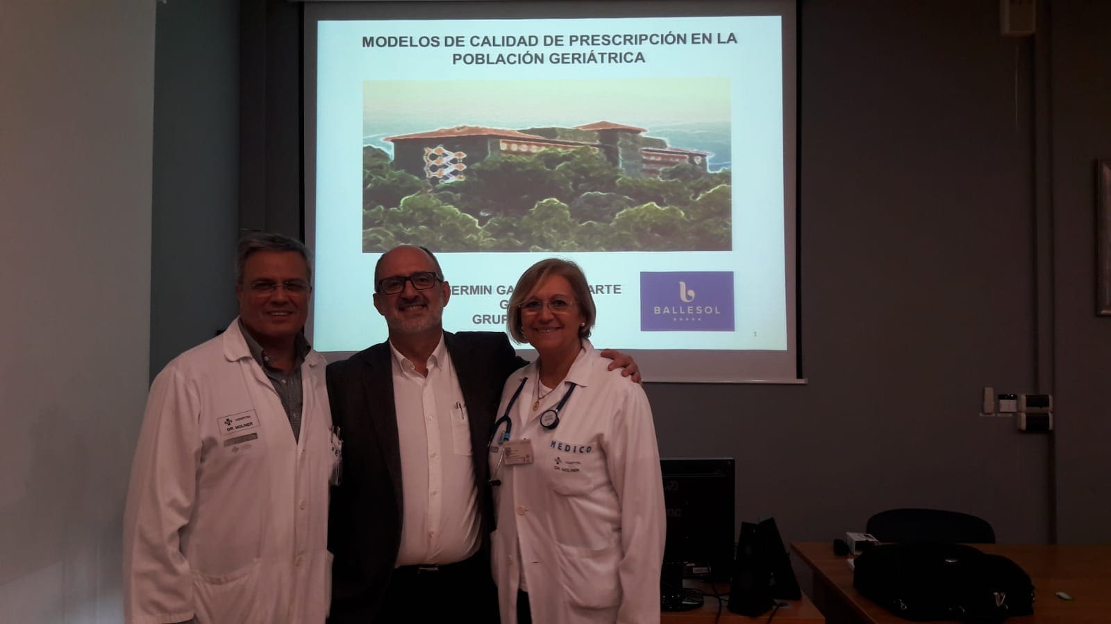 Ballesol sesion clinica Hospital Dr Moliner Valencia