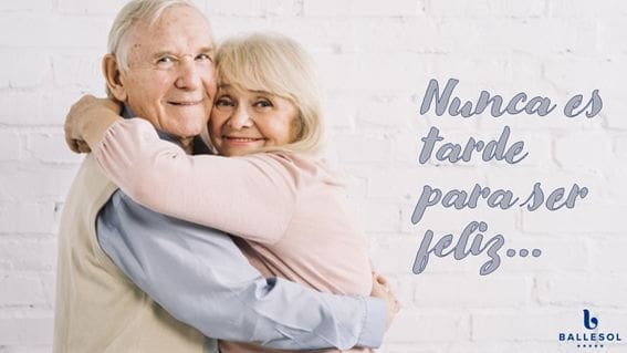 Felicidad en residencia de ancianos